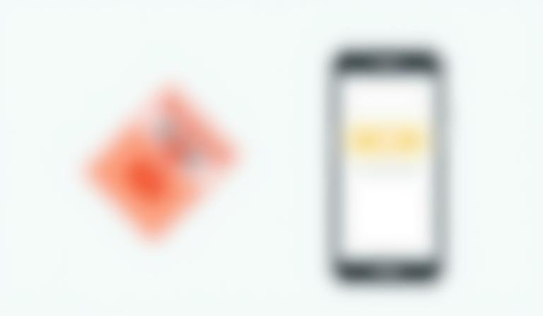 Bild einer physischen österreichischen Klebevignette und eines digitalen Vignetten-Symbols auf einem Smartphone